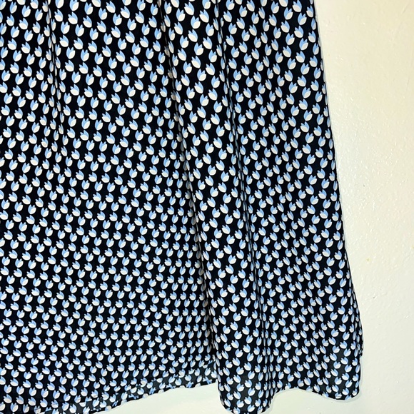 Max Studio Print MIDI Dress with All Over Tulip Pattern Women Size Small POCKETS - Picture 5 of 12